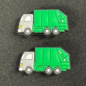 Garbage Truck Croc Charm Set